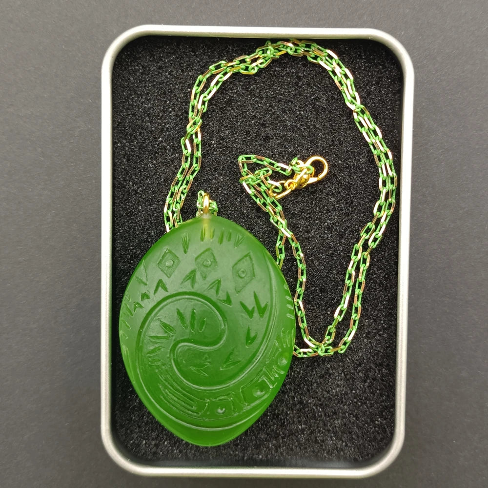 Te Fiti's Heart - Handmade Necklace (Luminescent Resin)